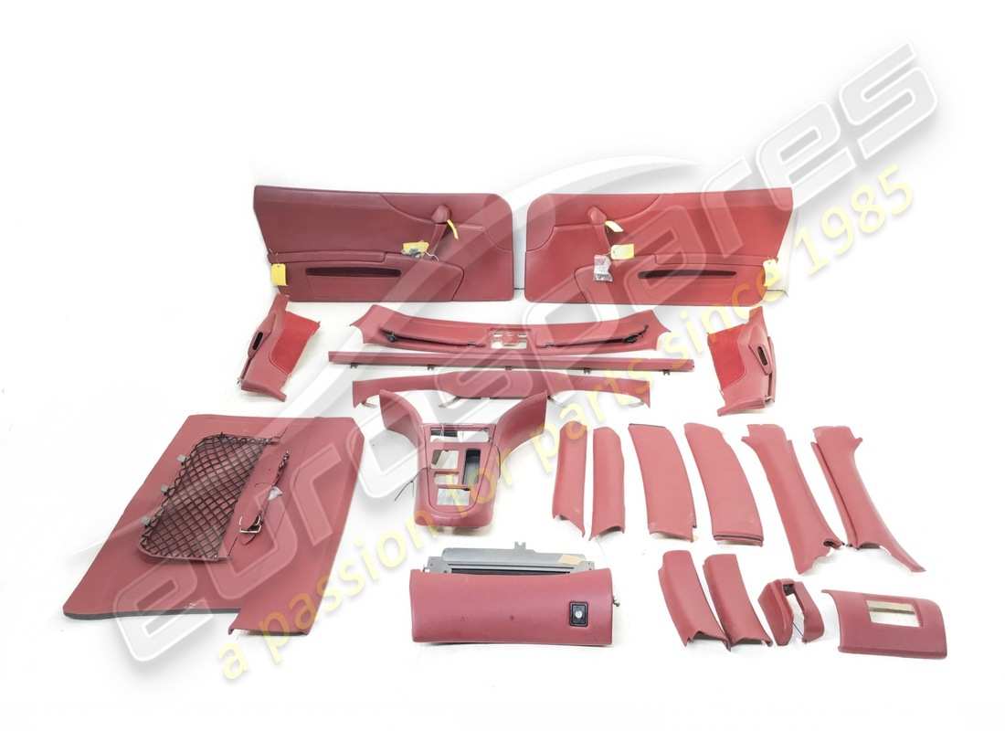 used eurospares interior panels & carpet set (bordeaux red). part number eap1226104 (1)