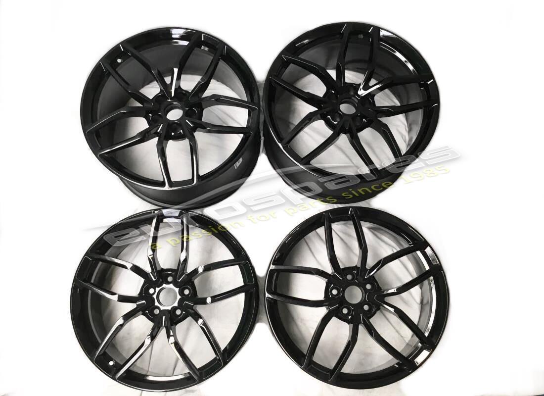 reconditioned lamborghini kit mimas shiny black rims 62x. part number 0r7240054 (1)