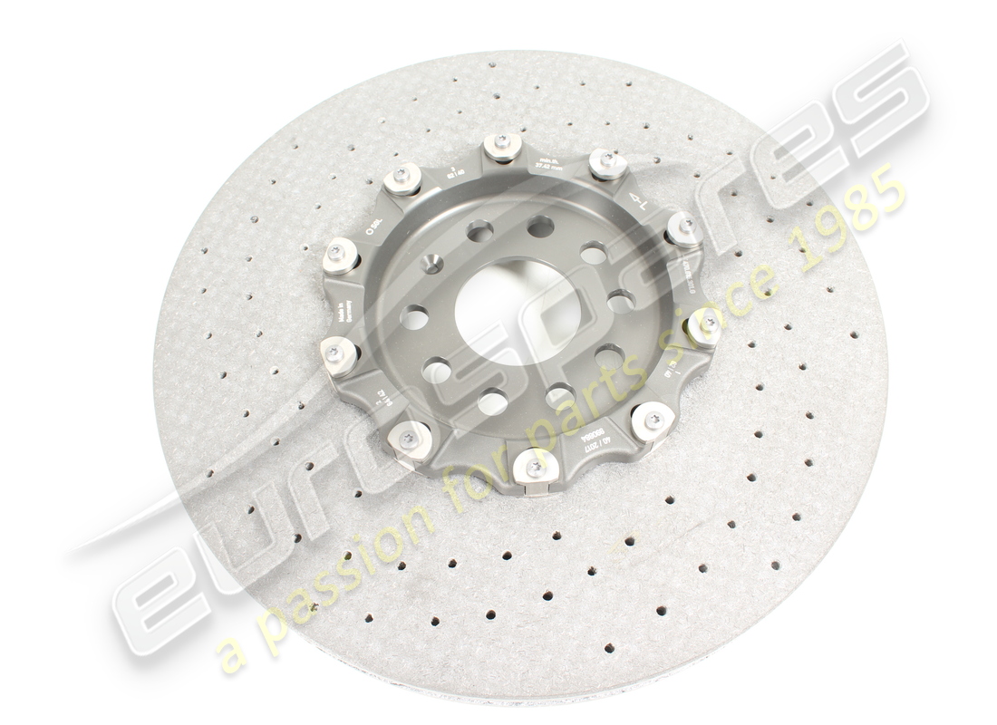 new lamborghini front lh ceramic brake disc (vented). part number 470615301g (1)