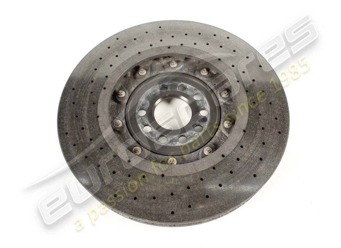 used lamborghini front r h ceramic brake disc (vented). part number 470615302g (3)