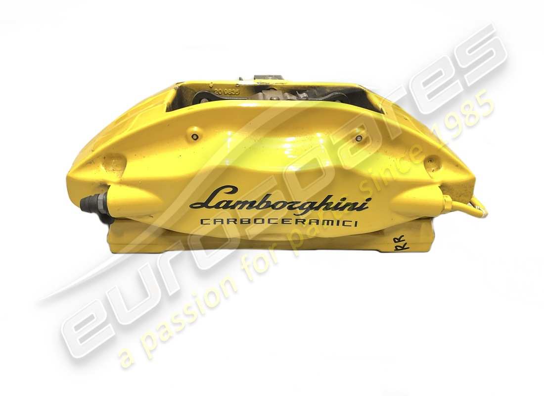 USED Lamborghini REAR CALIPER IN YELLOW . PART NUMBER 4T0615406CC (1)