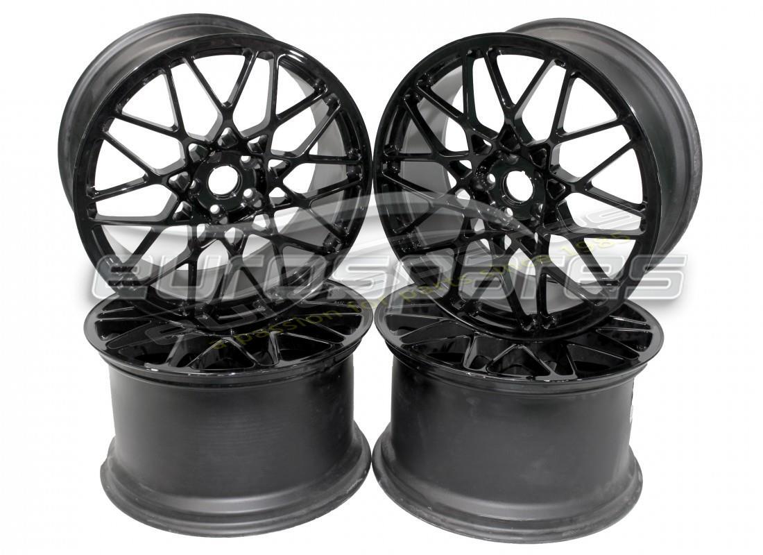 NEW (OTHER) Lamborghini KIT CORDELIA SHINY BLACK RIMS . PART NUMBER 0R1400320 (1)