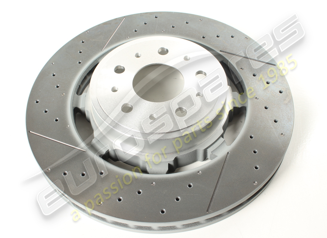 new maserati front brake disc cross-drilled and slotted. part number 257141 (1)