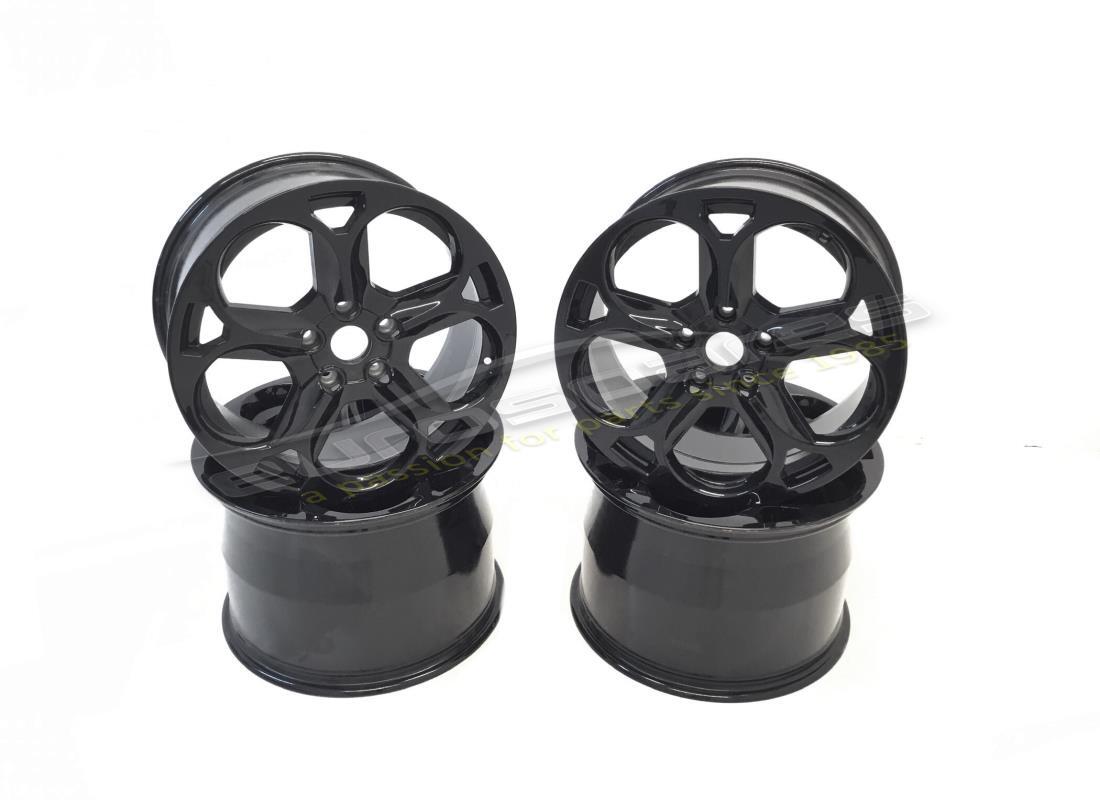 new (other) lamborghini murcielago hercules wheels set in black. part number lwhe045 (1)