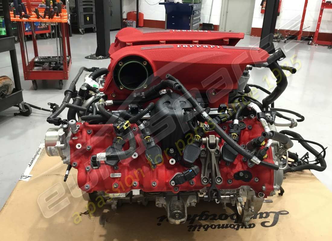 used ferrari 488 engine. part number 985000235 (4)