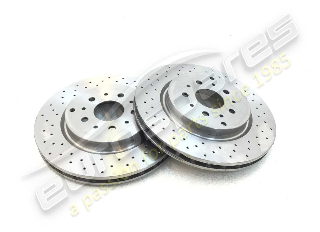 NEW Eurospares REAR BRAKE DISC (PRICE PER DISC) CROSS DRILLED . PART NUMBER 228411 (1)