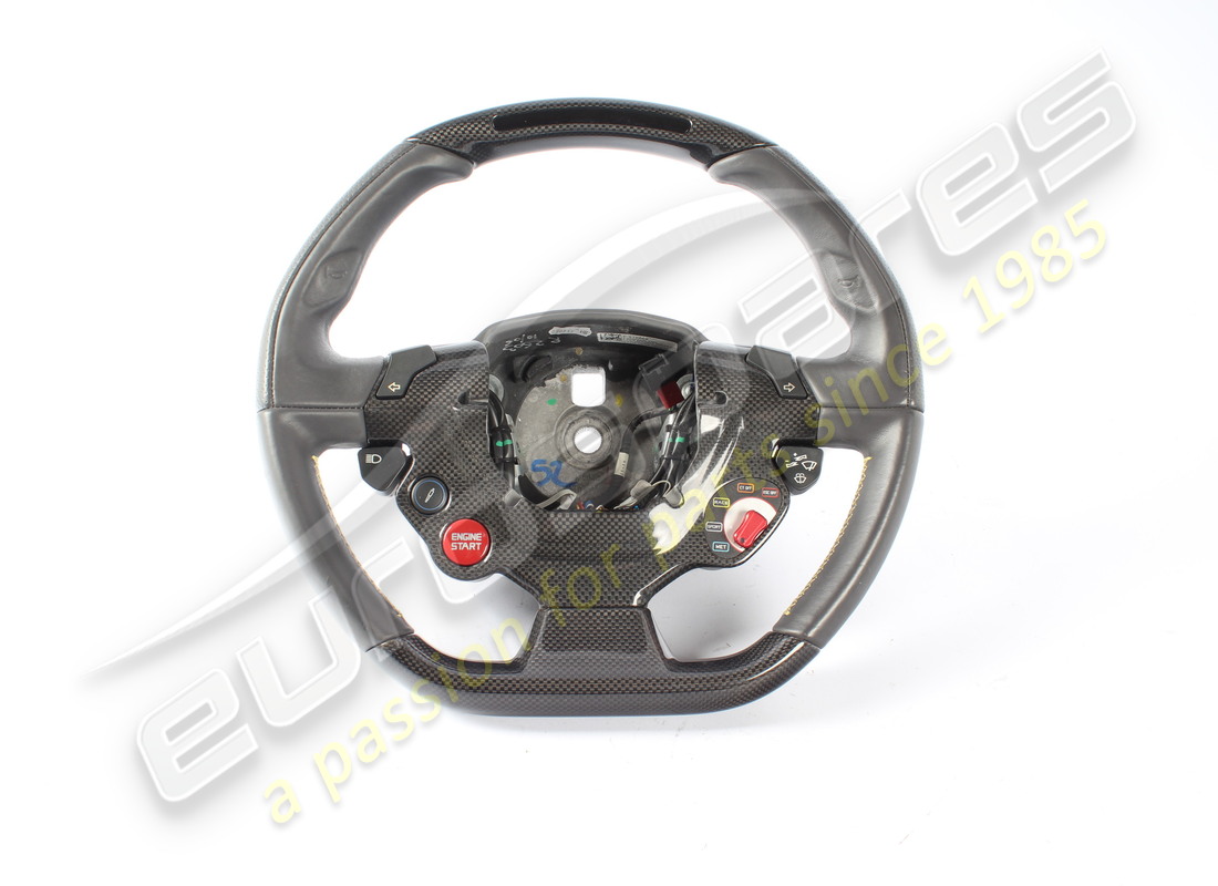 USED Ferrari COMPLETE STEERING WHEEL - NERO [BLACK] . PART NUMBER 87233700 (1)