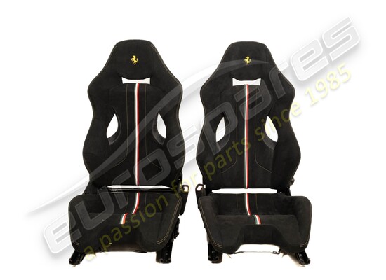 used ferrari 488 pista rhd black racing seats part number 781201000