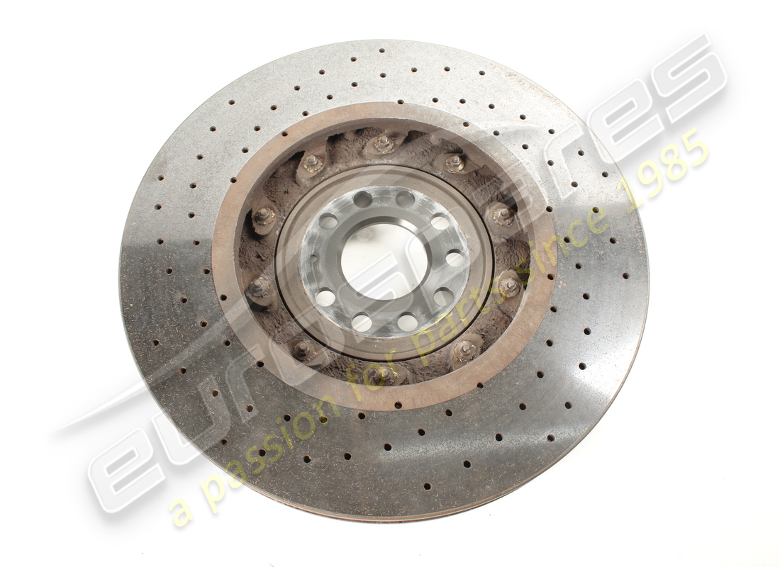 used lamborghini front r h ceramic brake disc (vented). part number 470615302g (2)