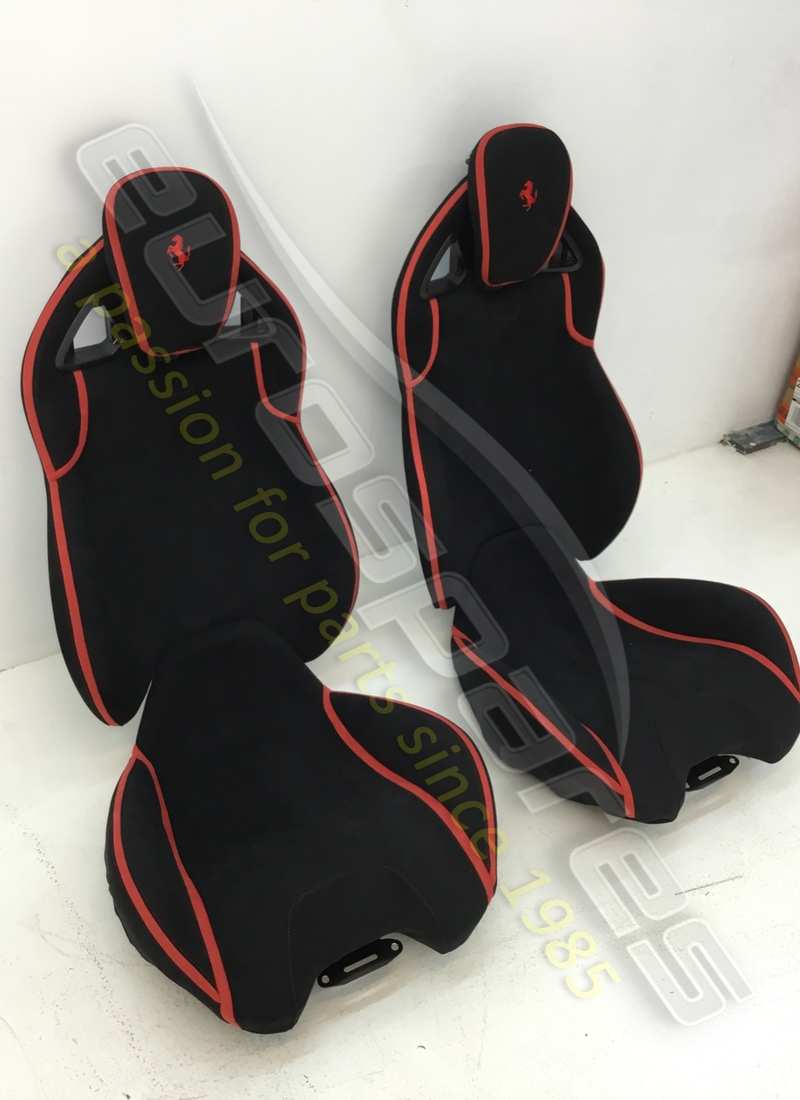 reconditioned ferrari carbon seats (large size). part number 85888100pair (3)