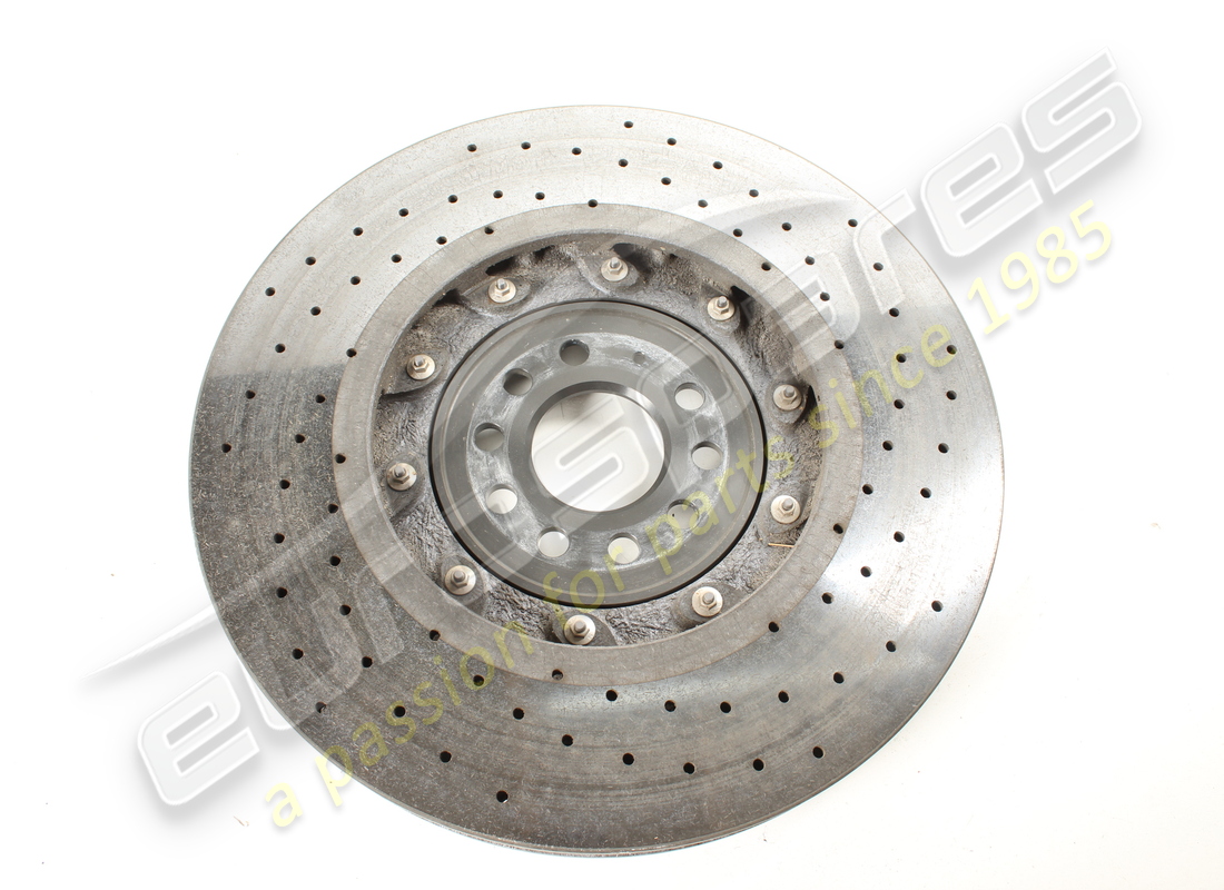 used lamborghini front lh ceramic brake disc (vented). part number 470615301g (4)