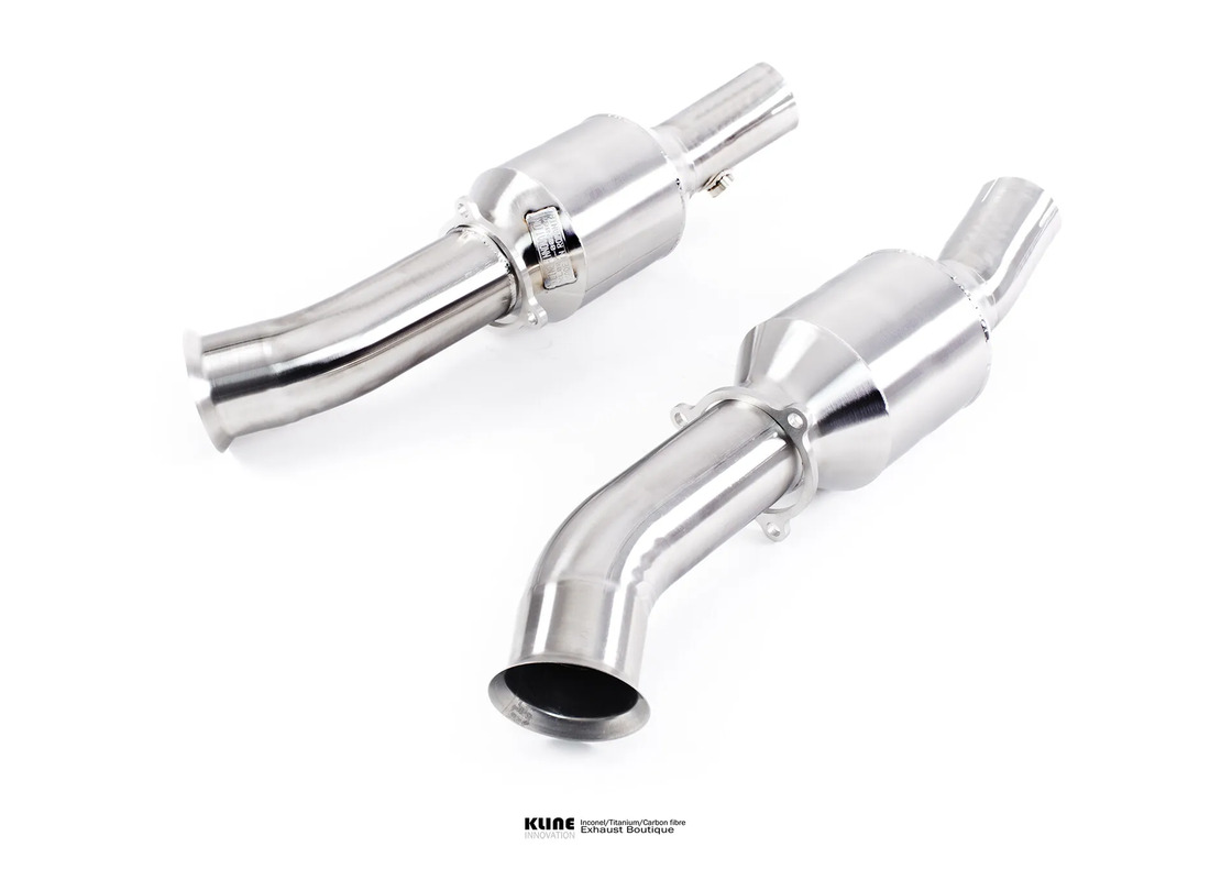 NEW KLINE INNOVATION 200CELL CAT PIPE SET - STAINLESS STEEL . PART NUMBER KLFER430SCD200CSSS (1)