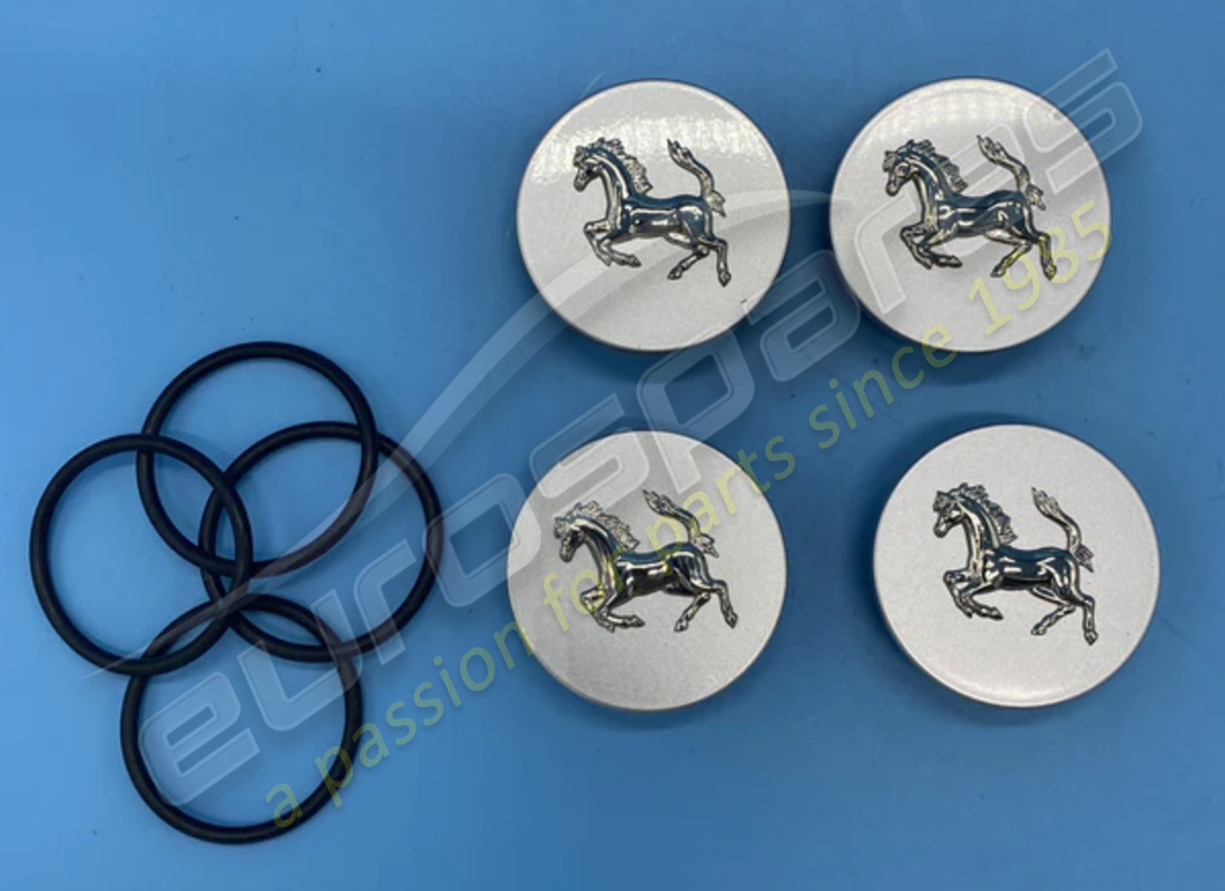 new ferrari chrome wheel cap set. part number 70001349 (1)