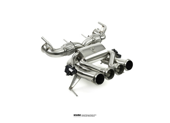 new kline innovation mclaren 765lt valvetronic system (electric valves) - inconel part number kl-mc-765lt-valve-e-rs-inc