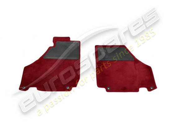 new ferrari lhd overmat floor mat set in red / rosso part number 63348891