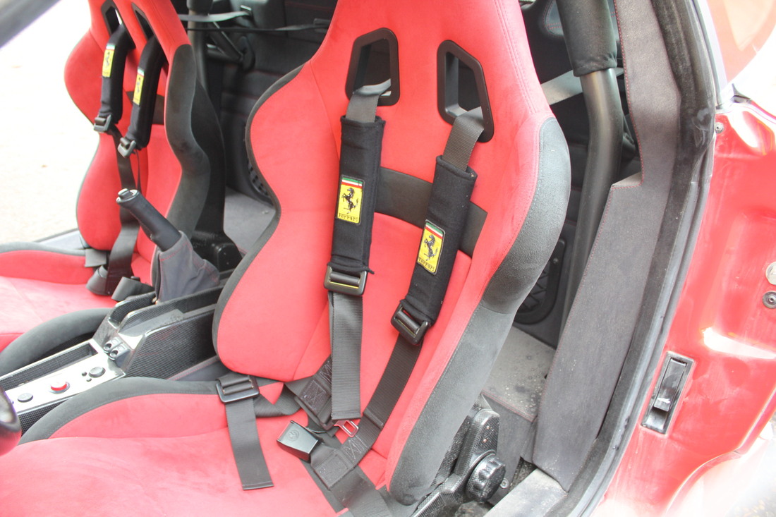 ferrari 360 challenge stradale with 20,367 kilometers, being prepared for dismantling #10