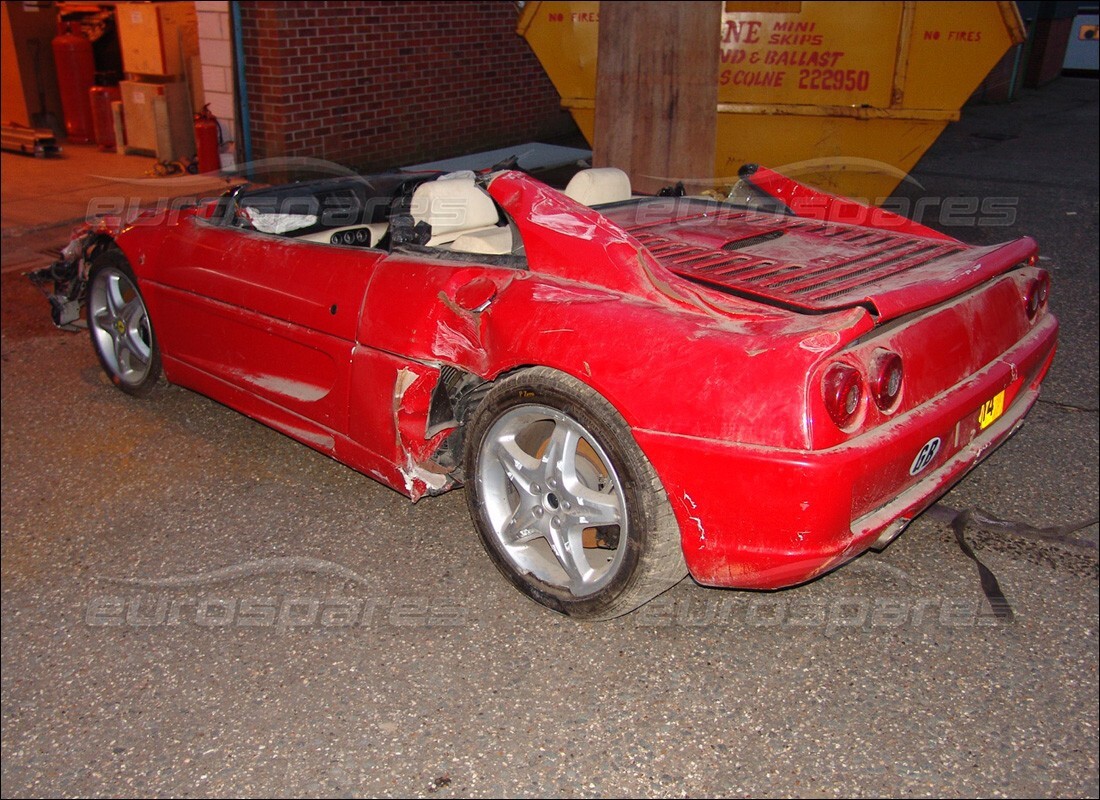 ferrari 355 (5.2 motronic) with 5,517 miles, being prepared for dismantling #5