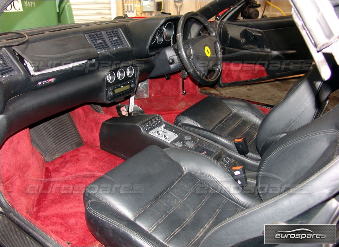 ferrari 355 (5.2 motronic) with 15,431 miles, being prepared for dismantling #4