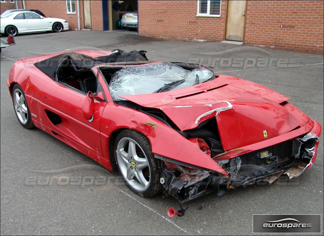 ferrari 355 (5.2 motronic) being prepared for dismantling at eurospares