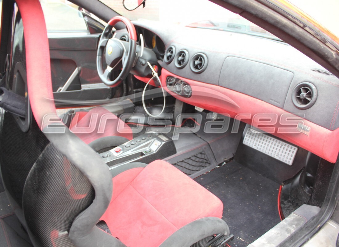 ferrari 360 challenge stradale with 20,367 kilometers, being prepared for dismantling #8