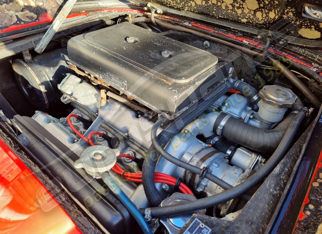 ferrari 246 dino (1975) with 58,145 miles, being prepared for dismantling #27