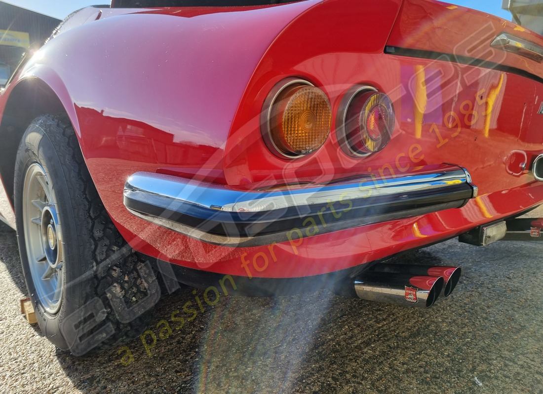 ferrari 246 dino (1975) with 58,145 miles, being prepared for dismantling #15