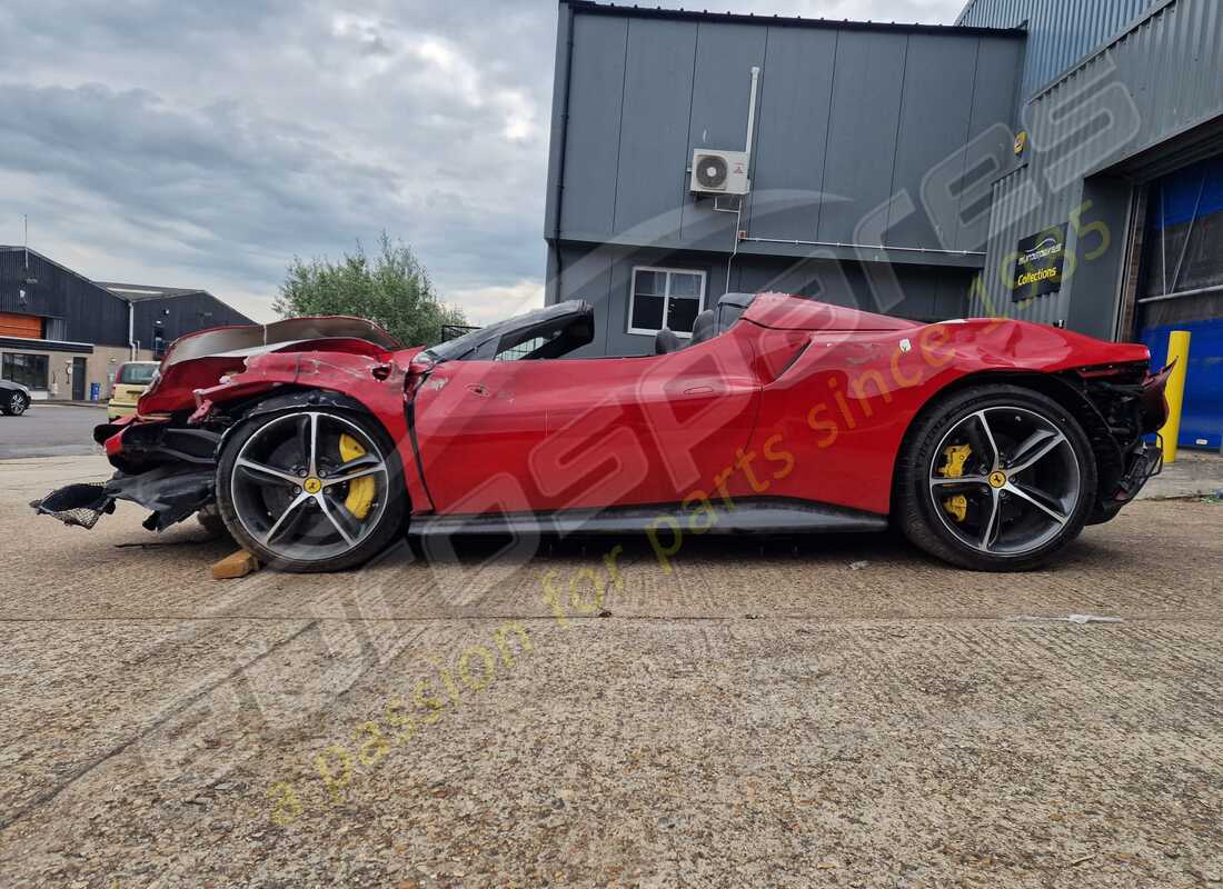 ferrari 296 gts with 2525 miles, being prepared for dismantling #2