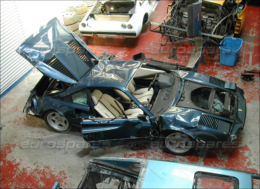 ferrari 308 gtb (1976) with 98,554 kilometers, being prepared for dismantling #7