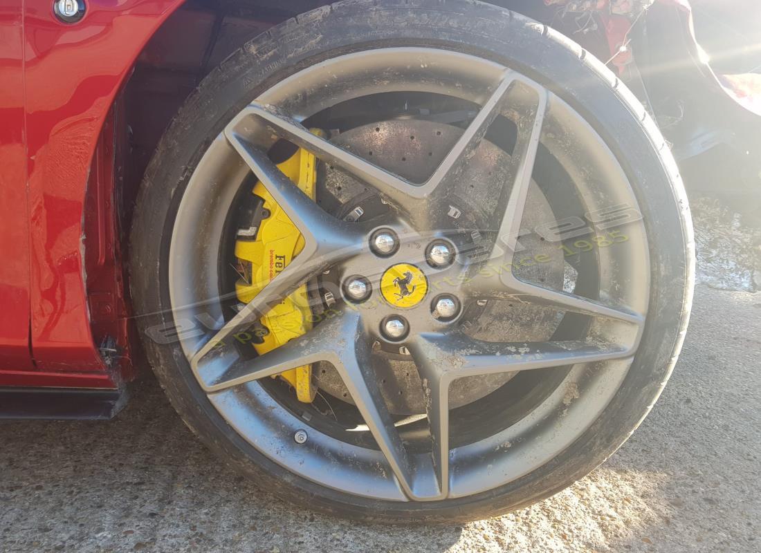 ferrari f8 spider with 940 miles, being prepared for dismantling #17