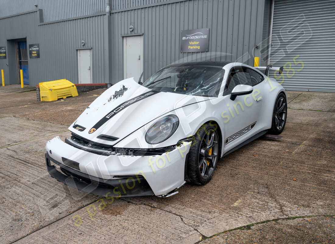 porsche 992 gt3/rs/st (2021 - 9j1) with 1234, being prepared for dismantling #3