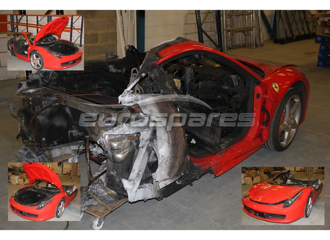 ferrari 458 italia (europe) with 6,000 kilometers, being prepared for dismantling #1