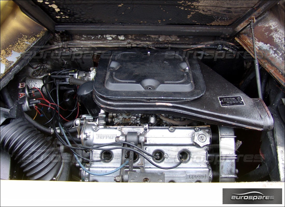 ferrari 308 gt4 dino (1976) with 26,000 miles, being prepared for dismantling #7