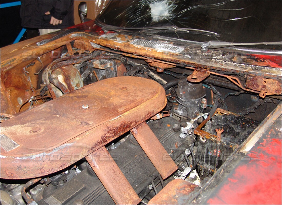 ferrari 365 gt 2+2 (mechanical) with unknown, being prepared for dismantling #3