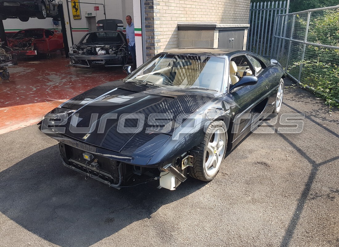 ferrari 355 (5.2 motronic) being prepared for dismantling at eurospares