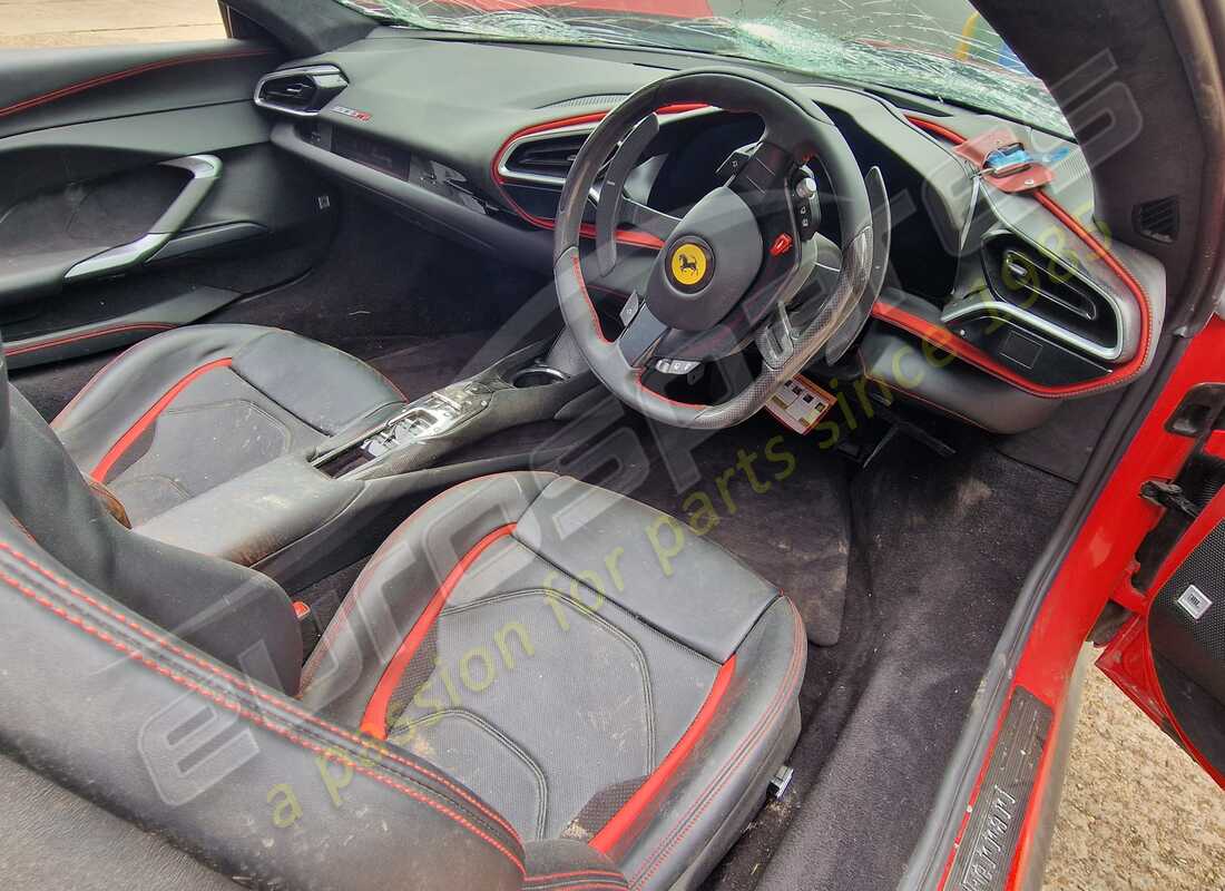 ferrari 296 gts with 2525 miles, being prepared for dismantling #9