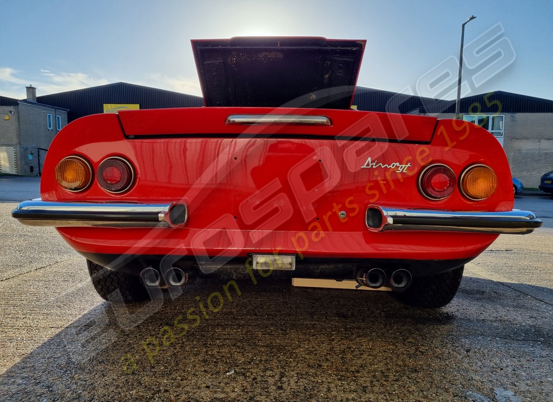 ferrari 246 dino (1975) with 58,145 miles, being prepared for dismantling #13