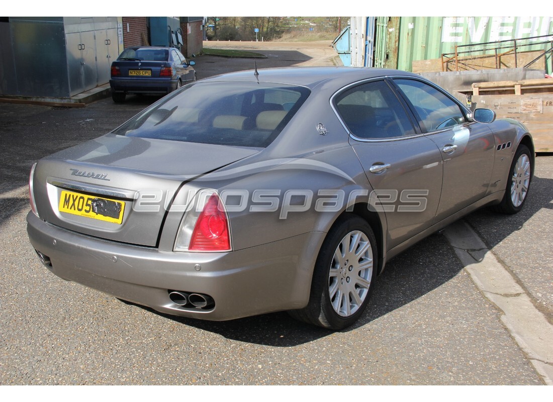 maserati qtp. (2005) 4.2 with 68,000 miles, being prepared for dismantling #5