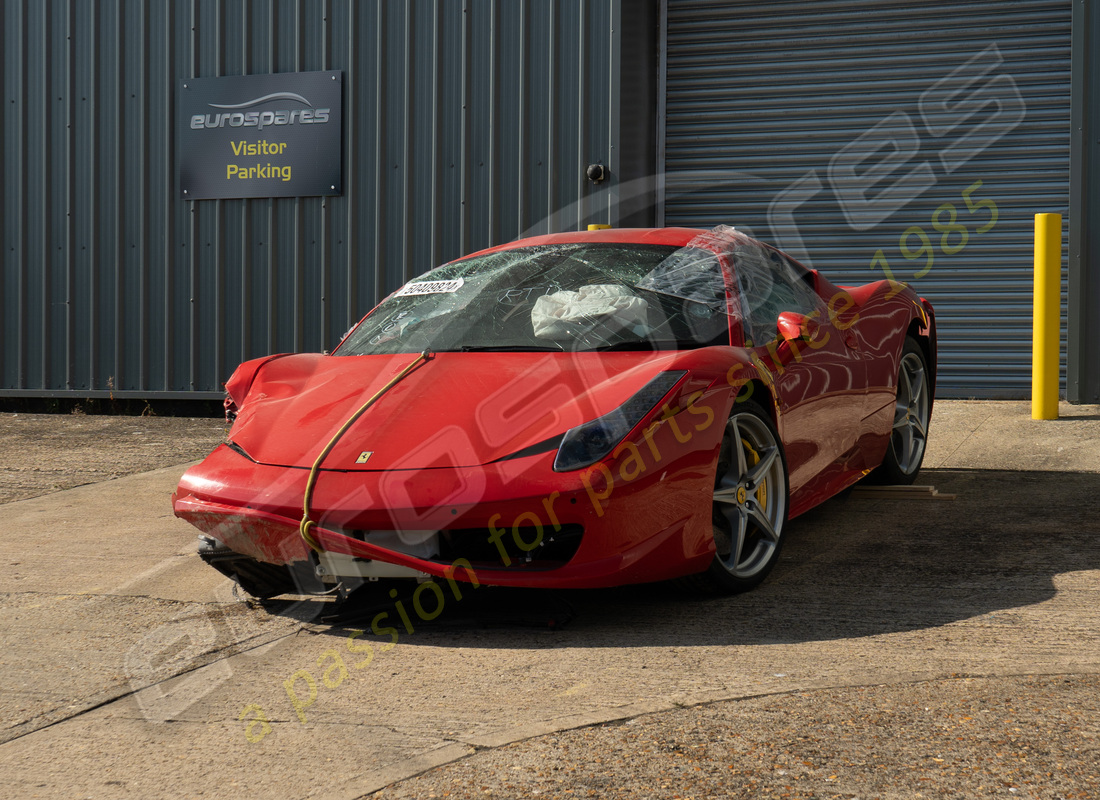 ferrari 458 italia (rhd) with less than 20k tbc, being prepared for dismantling #1