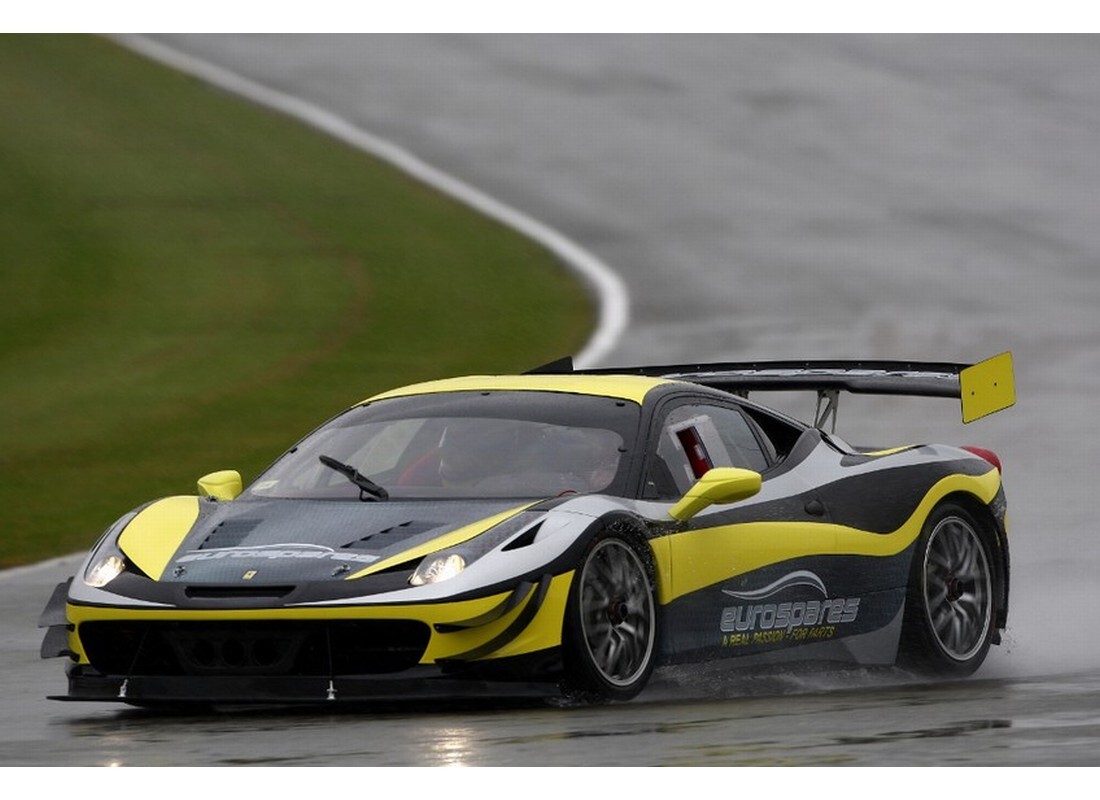 ferrari 458 challenge with unknown, being prepared for dismantling #2