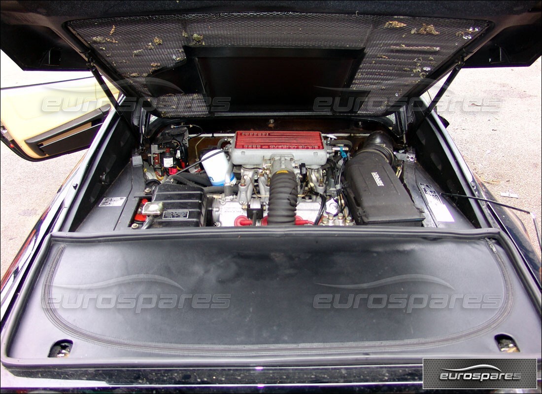 ferrari 328 (1988) with 11,275 kilometers, being prepared for dismantling #4