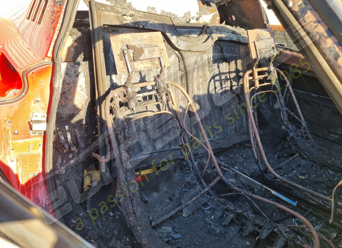 ferrari 246 dino (1975) with 58,145 miles, being prepared for dismantling #18