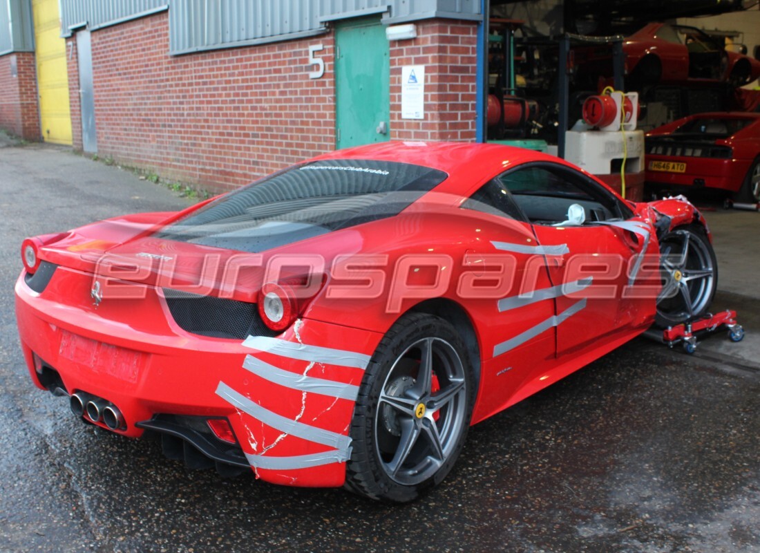 ferrari 458 italia (europe) with 42,651 kilometers, being prepared for dismantling #4