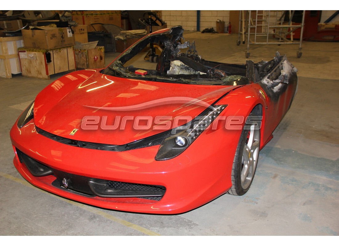 ferrari 458 italia (europe) with 6,000 kilometers, being prepared for dismantling #5