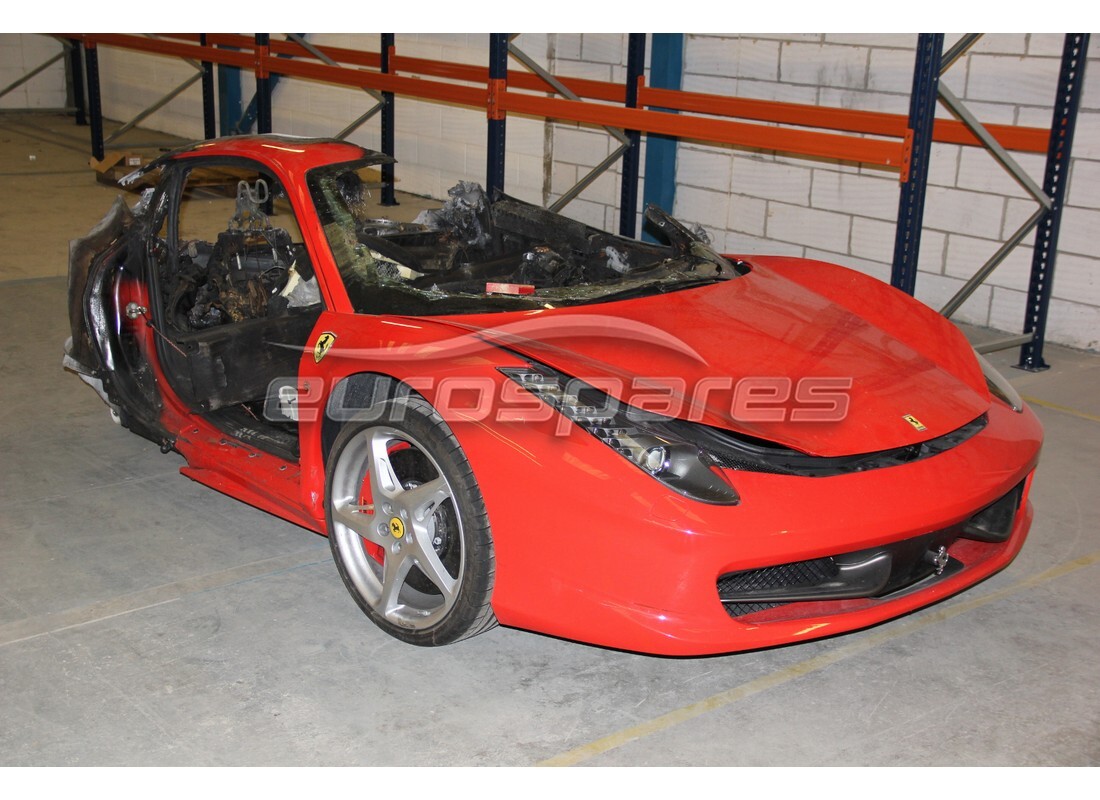 ferrari 458 italia (europe) with 6,000 kilometers, being prepared for dismantling #4