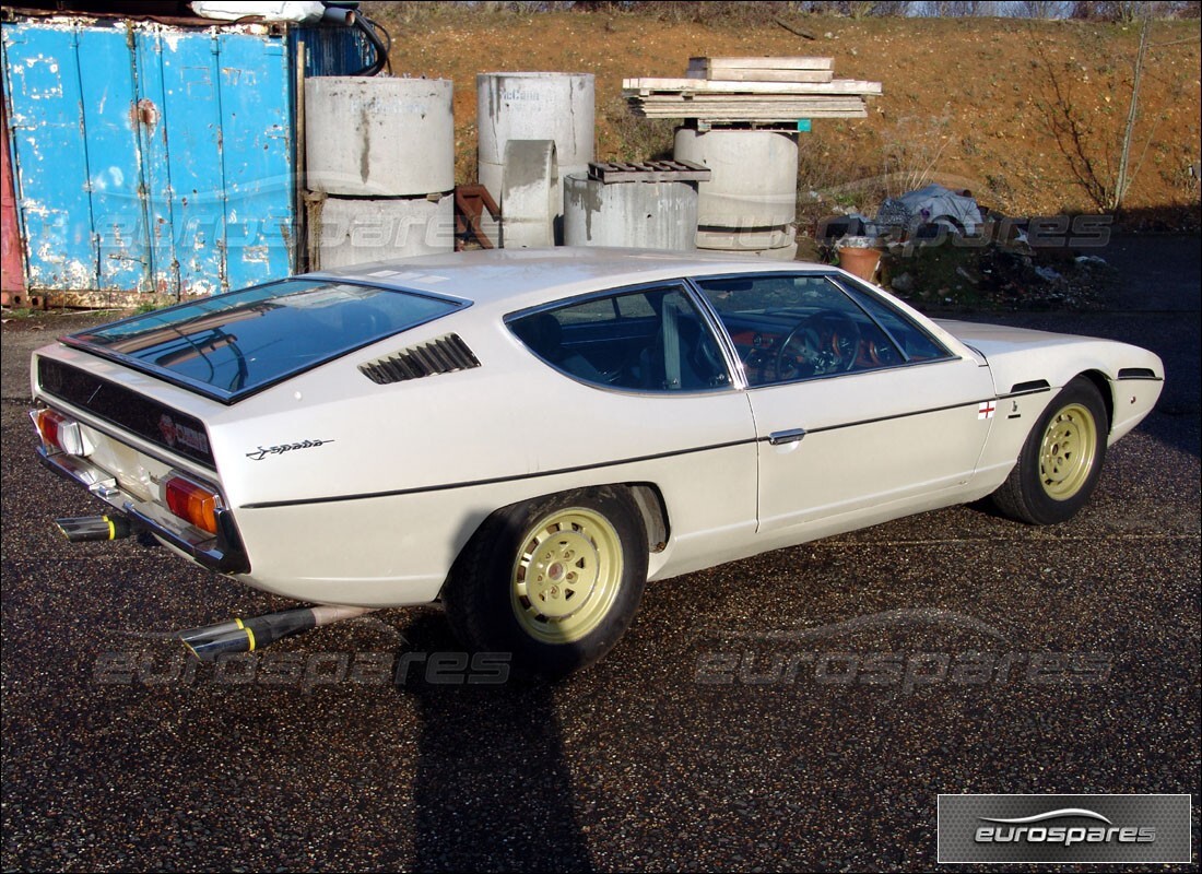 lamborghini espada with 21,064 miles, being prepared for dismantling #6