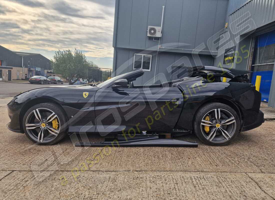 ferrari portofino with 6,500 miles, being prepared for dismantling #2