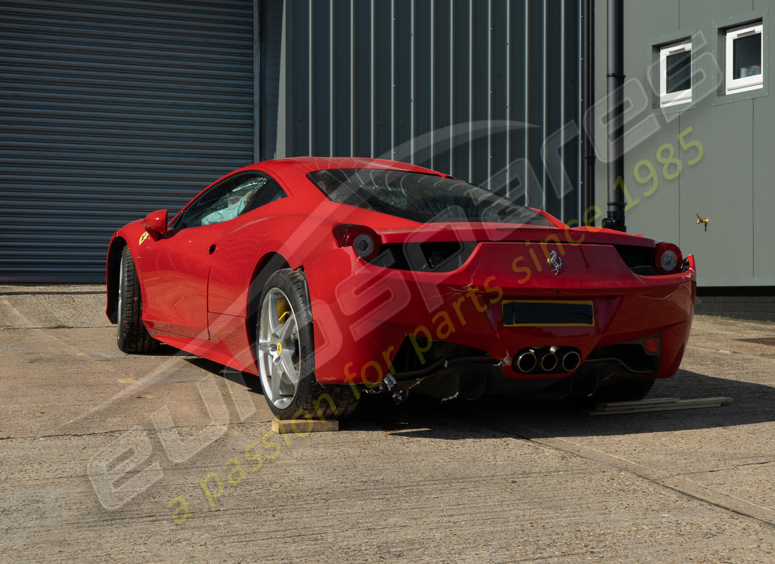 ferrari 458 italia (rhd) with less than 20k tbc, being prepared for dismantling #3