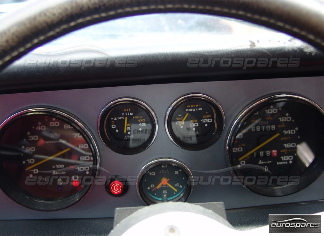 ferrari 308 gt4 dino (1976) with 68,108 miles, being prepared for dismantling #10