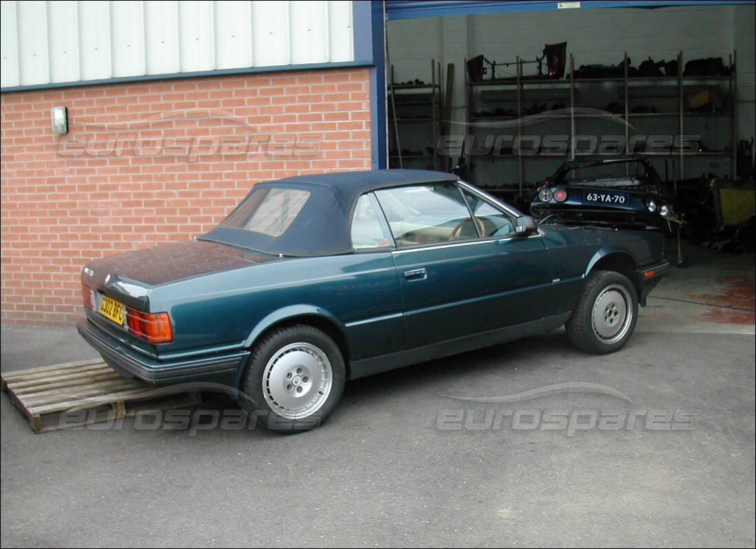 maserati biturbo spider with unknown, being prepared for dismantling #3