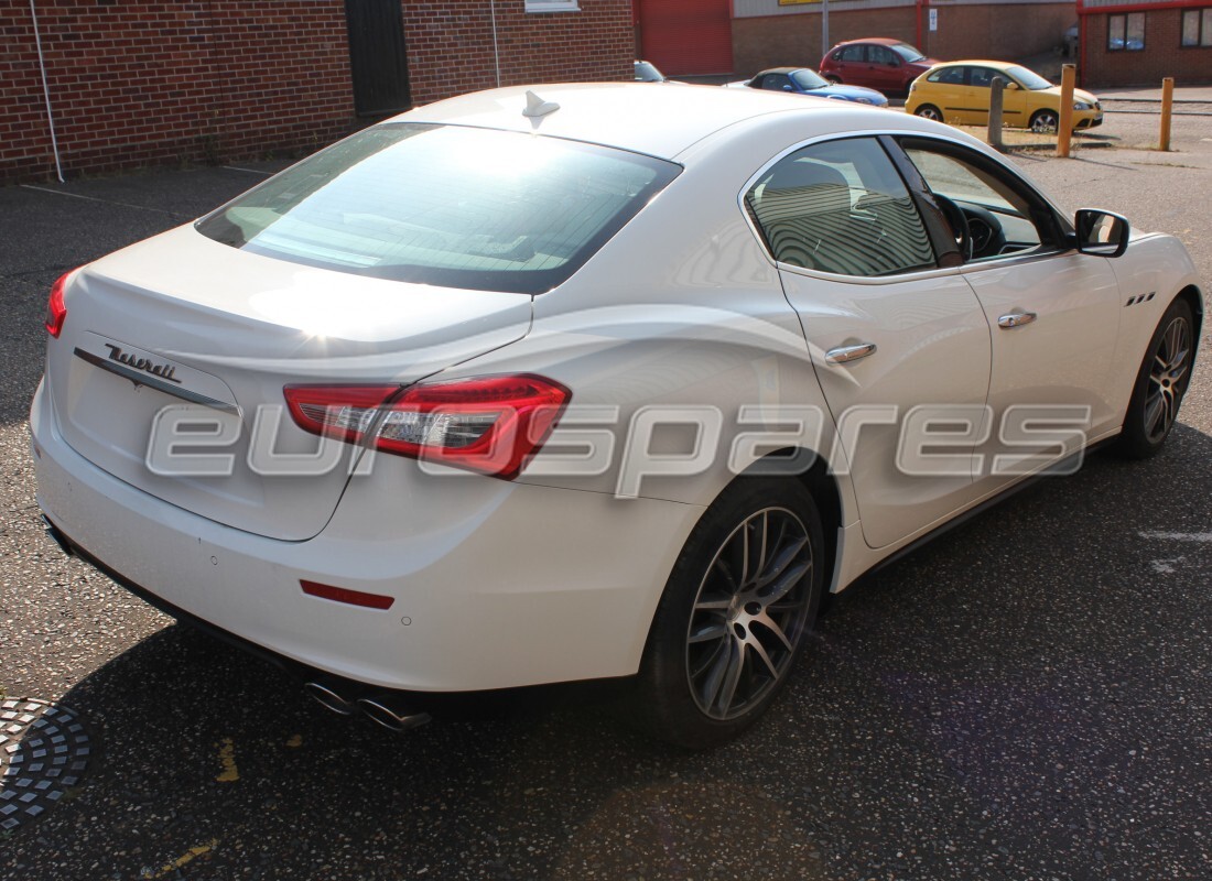 maserati ghibli (2014) with 6,087 miles, being prepared for dismantling #3